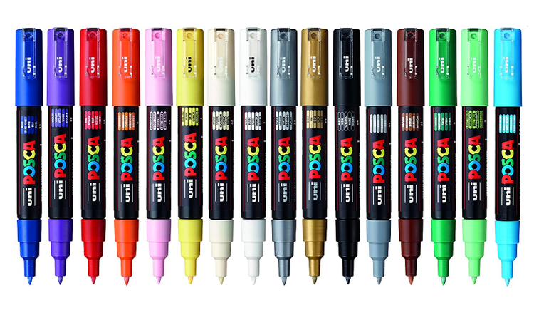 PC-1M POSCA EXTRA FINE BULLET TIP