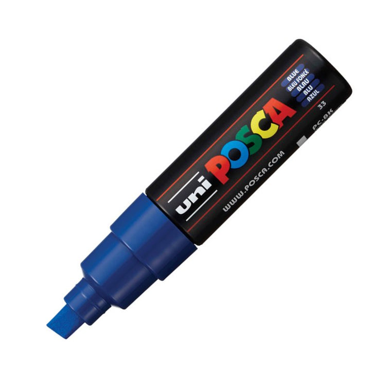 PC-8K POSCA BROAD CHISEL TIP
