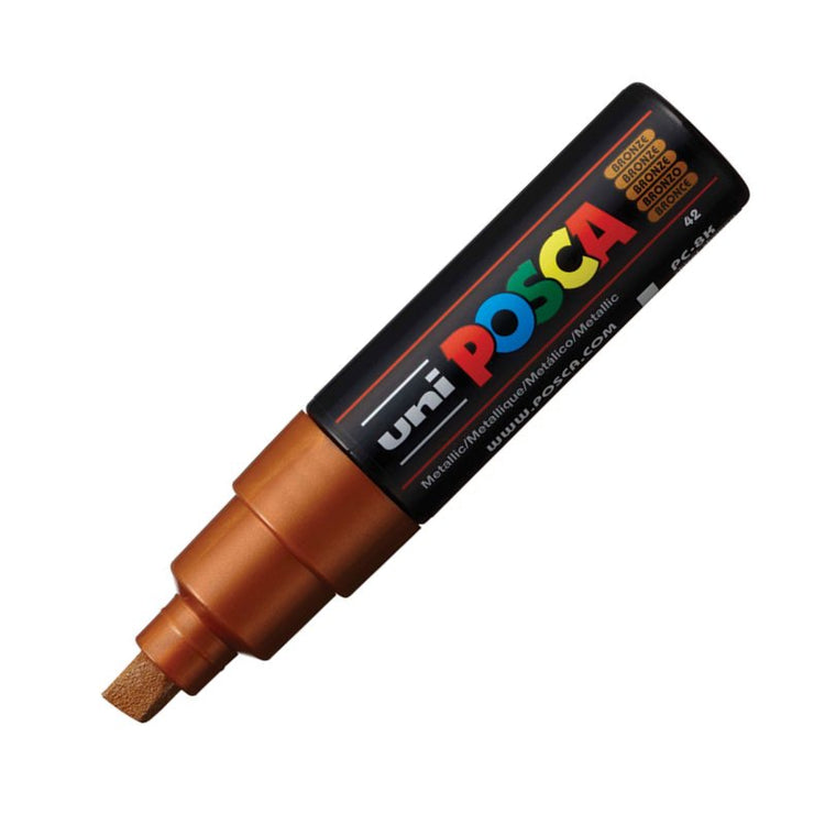PC-8K POSCA BROAD CHISEL TIP