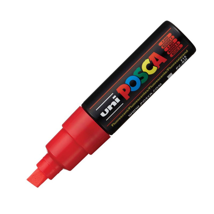 PC-8K POSCA BROAD CHISEL TIP