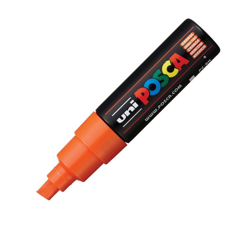 PC-8K POSCA BROAD CHISEL TIP
