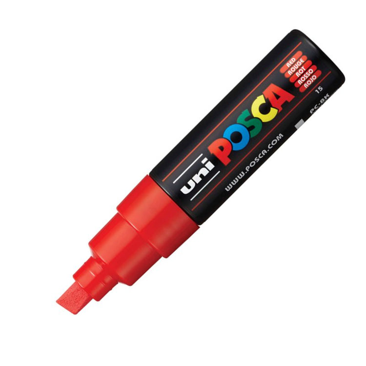 PC-8K POSCA BROAD CHISEL TIP