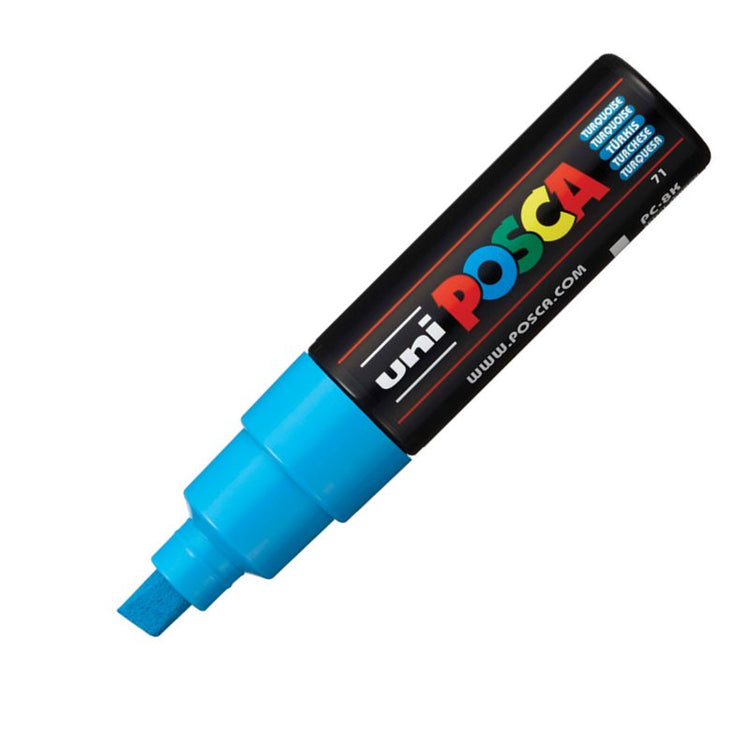 PC-8K POSCA BROAD CHISEL TIP