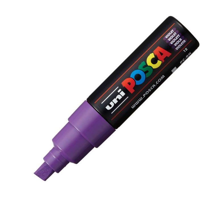 PC-8K POSCA BROAD CHISEL TIP