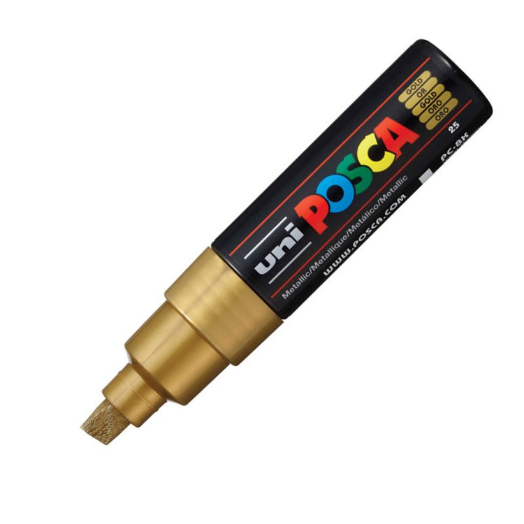 PC-8K POSCA BROAD CHISEL TIP