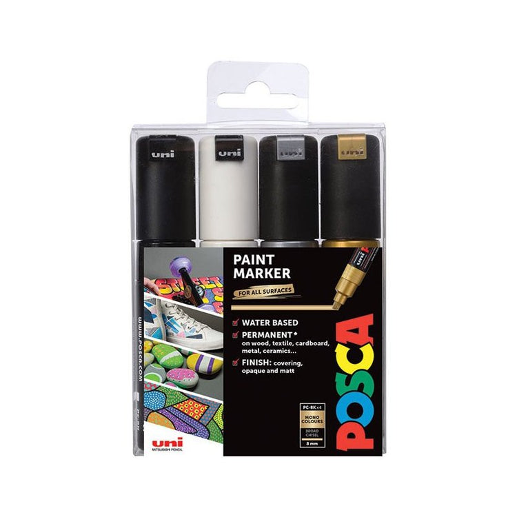 PC-8K POSCA BROAD CHISEL TIP