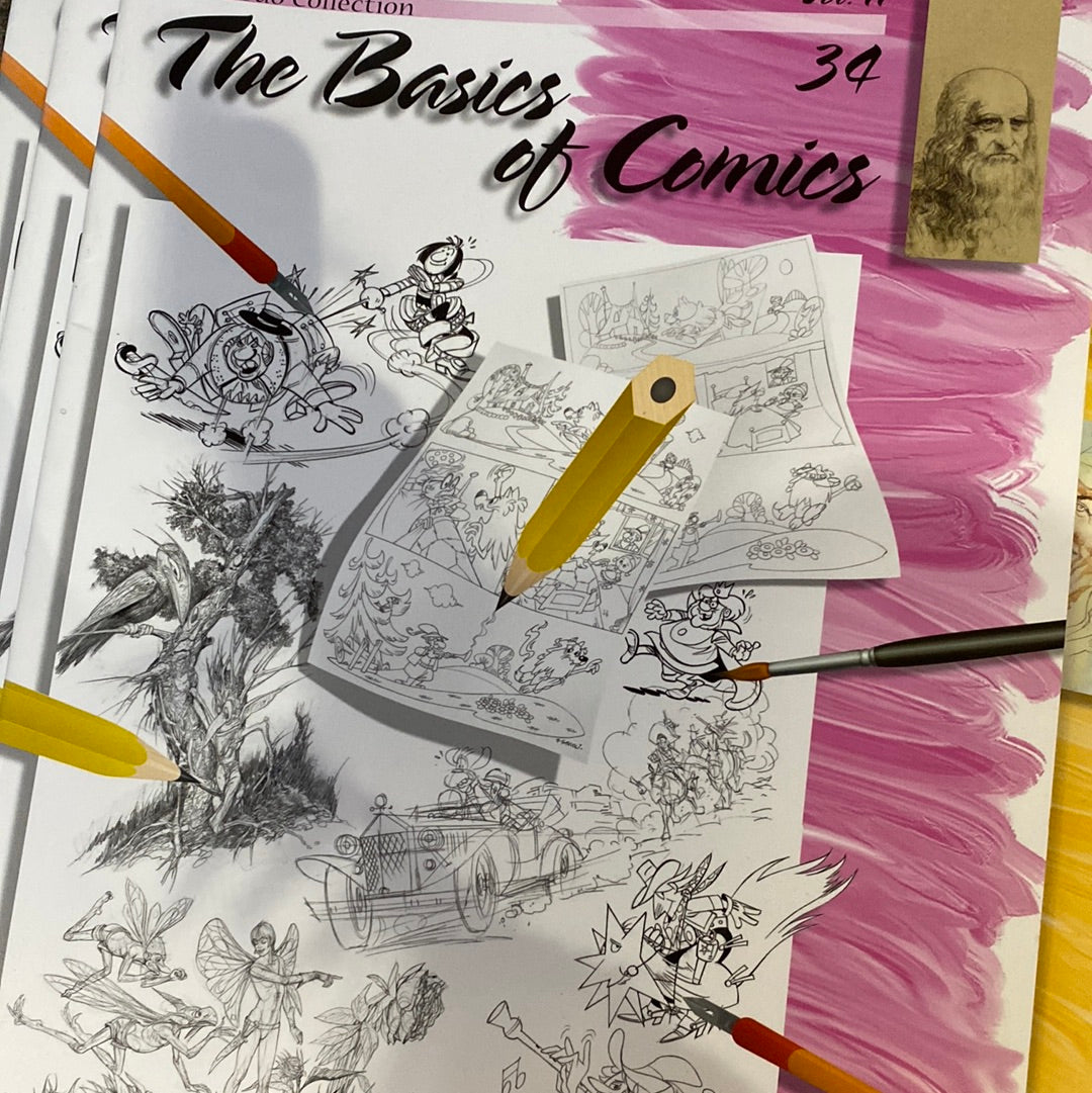 Leonardo collection book 34 on The Basics of Comics