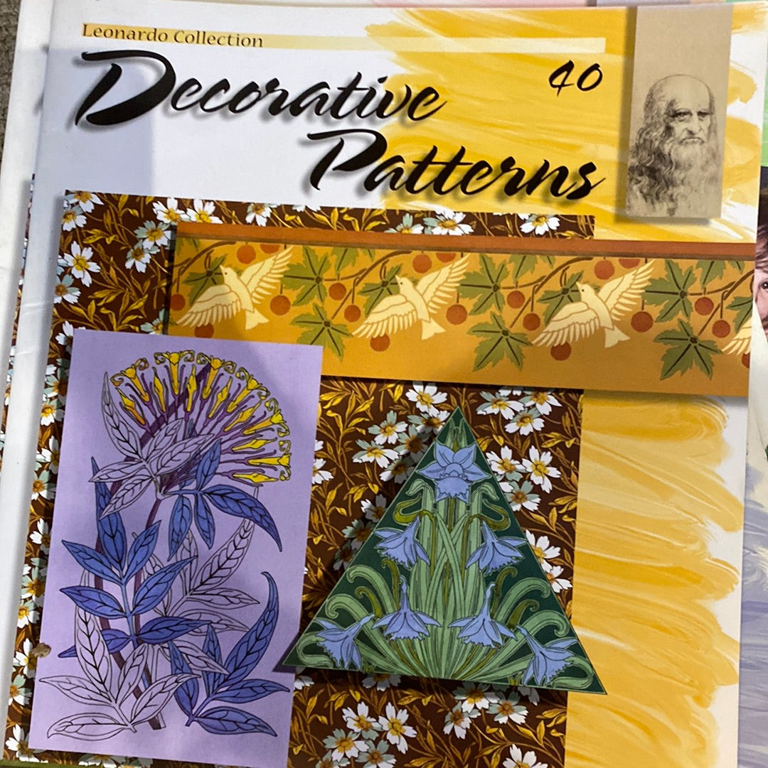 Leonardo collection book 40 on Decorative Patterns