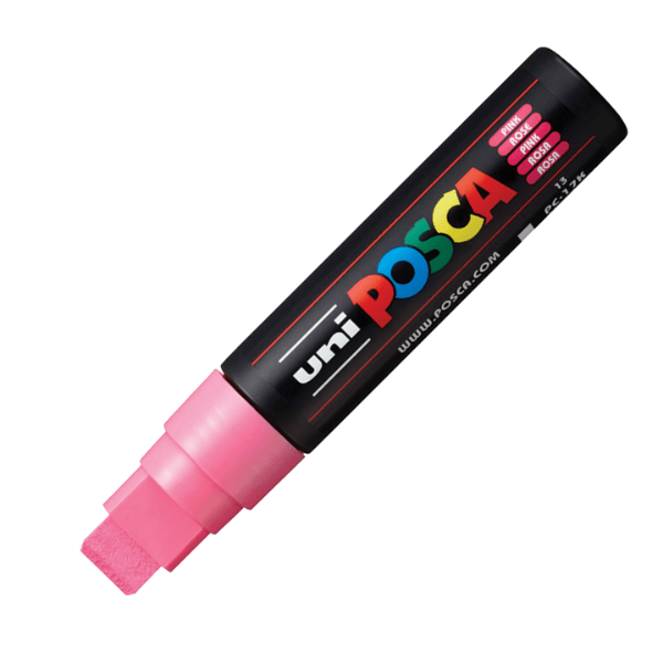 PC - 17K POSCA CHISEL TIP EX BROAD - Lunns Art Store