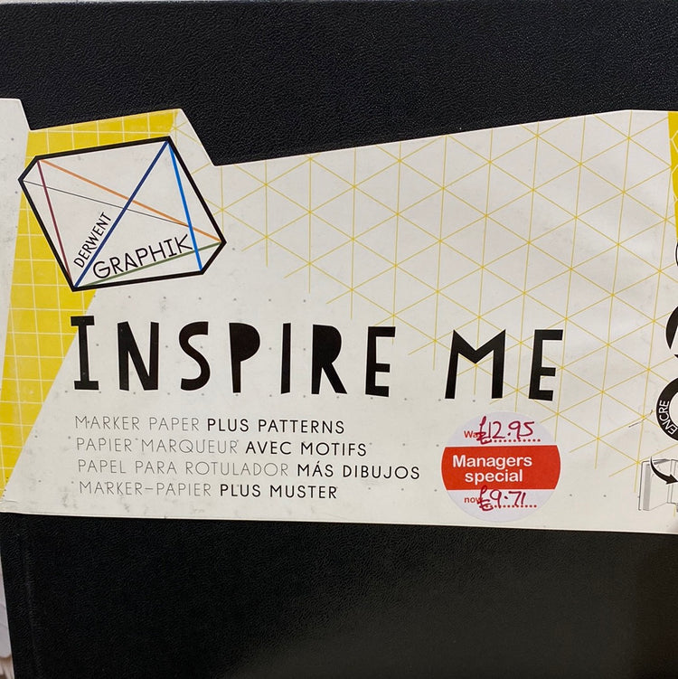 Inspire Me Sketch Book Large 25% discount