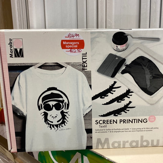 Marabu Screen Printing Kit NOW 1/2 Price
