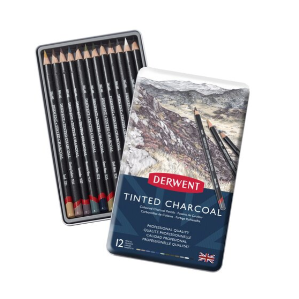 DERWENT TINTED CHARCOAL PENCIL***10 for £10***