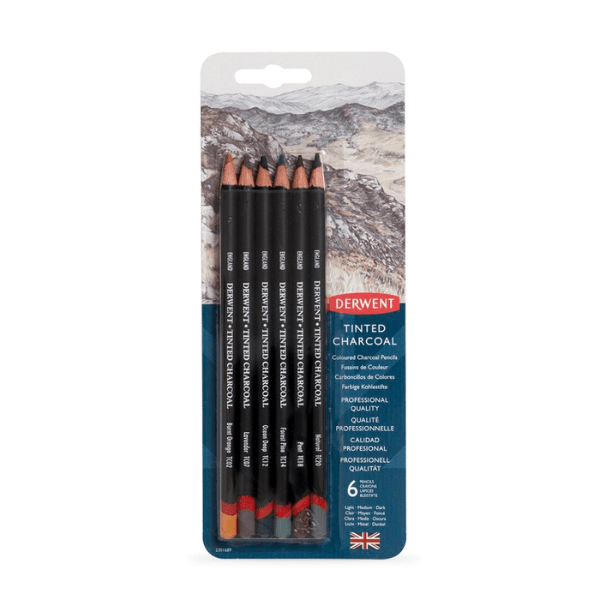 DERWENT TINTED CHARCOAL SETS - Lunns Art Store